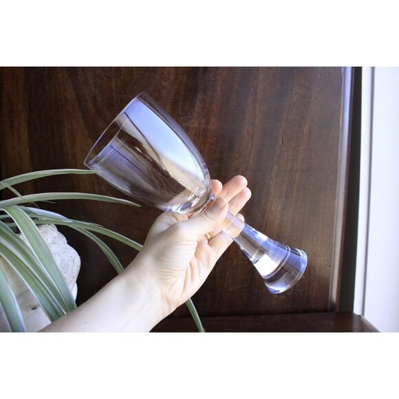 1960s elegant single wine glass, Holmegaard Princess line style glassware, gift - Picture 9 of 9